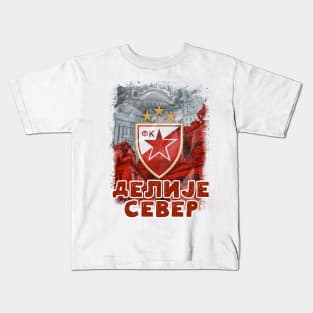 GRB Delije Sever Crvena Zvezda Beograd / Red Star Belgrade Serbia ULTRAS 1989 Kids T-Shirt